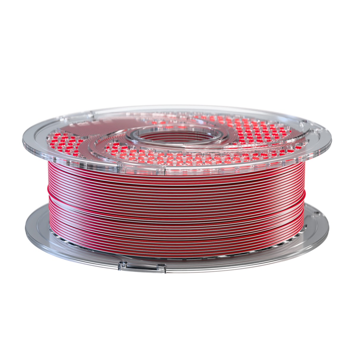 SILK PLA+ Dual Color - Candy Cane (Gloss White & Merlot) 750g, 1.75mm