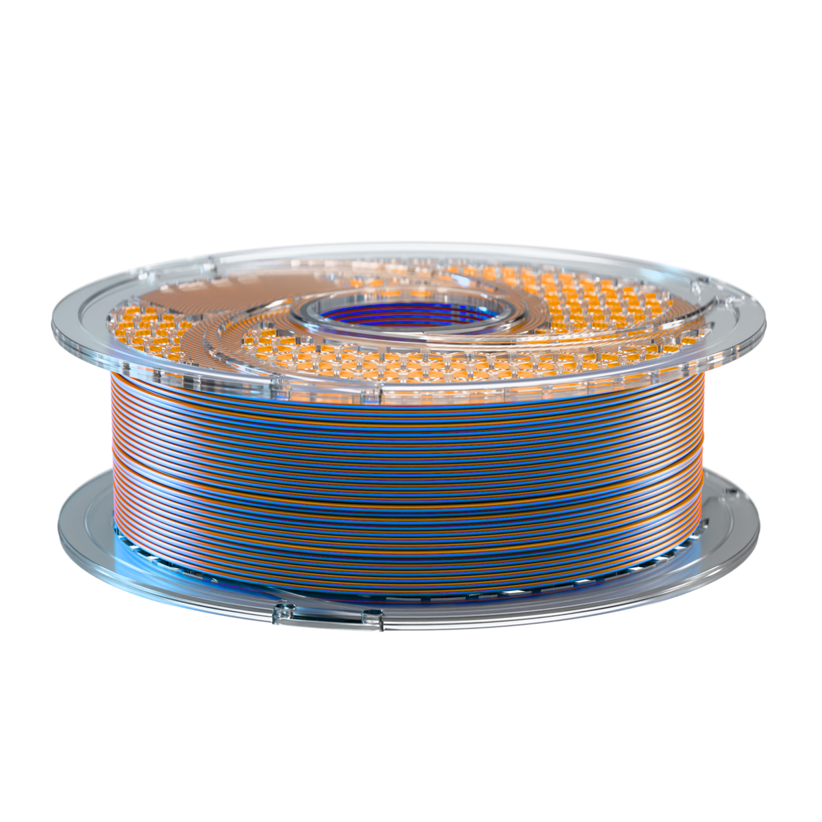 SILK PLA+ Dual Color - Tropical Sunset (Orange & Sky Blue) 750g, 1.75mm