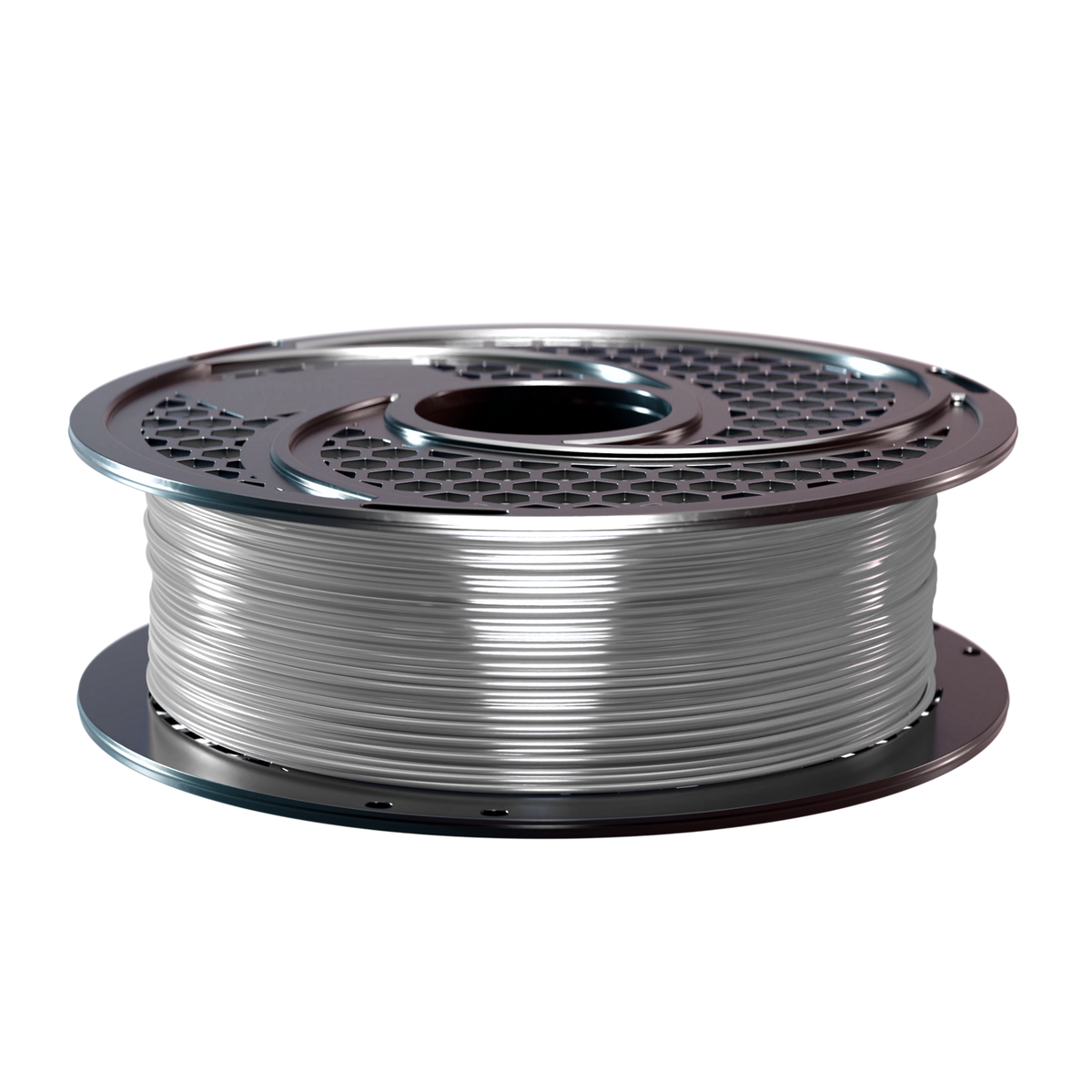 Silk PLA+ Gloss Grey Filament 1kg, 1.75mm