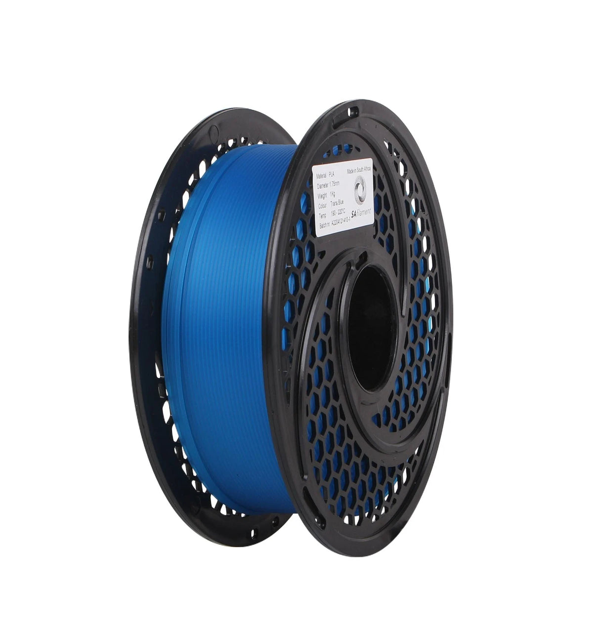 PLA Translucent Blue Filament 1kg, 1.75mm