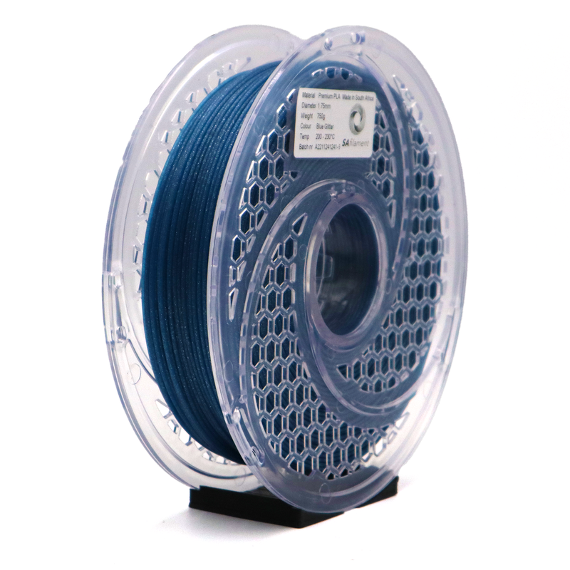 PLA Premium Glitter Blue Filament 750g, 1.75mm