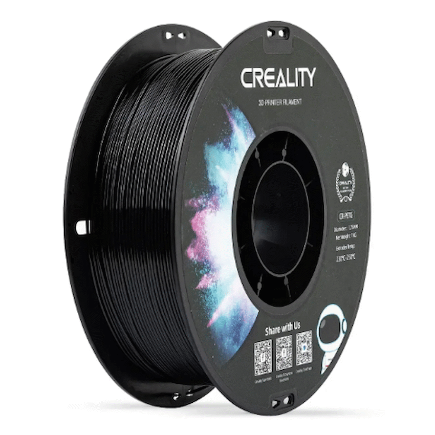 CR PETG Black 1kg Filament 1kg, 1.75mm