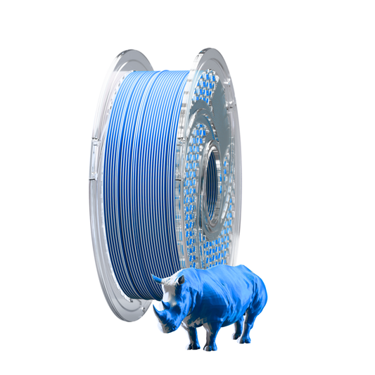SILK PLA+ Dual Color - Arctic Frost (Sky Blue & Gloss White) 750g, 1.75mm
