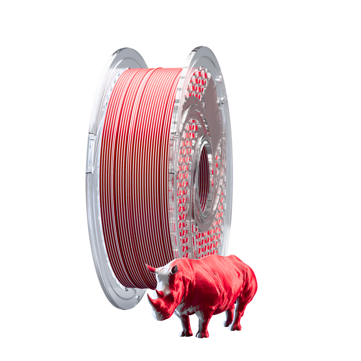 SILK PLA+ Dual Color - Candy Cane (Gloss White & Merlot) 750g, 1.75mm