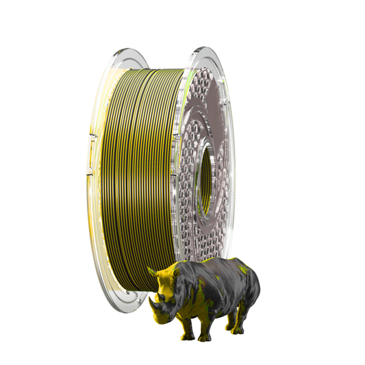 SILK PLA+ Dual Color - Charred Gold (Gold & Gun Metal) 750g, 1.75mm