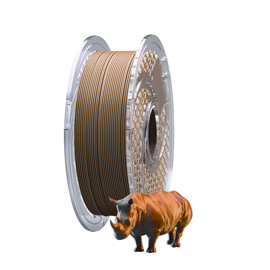 SILK PLA+ Dual Color - Forged Copper (Copper & Stainless Steel) 750g, 1.75mm