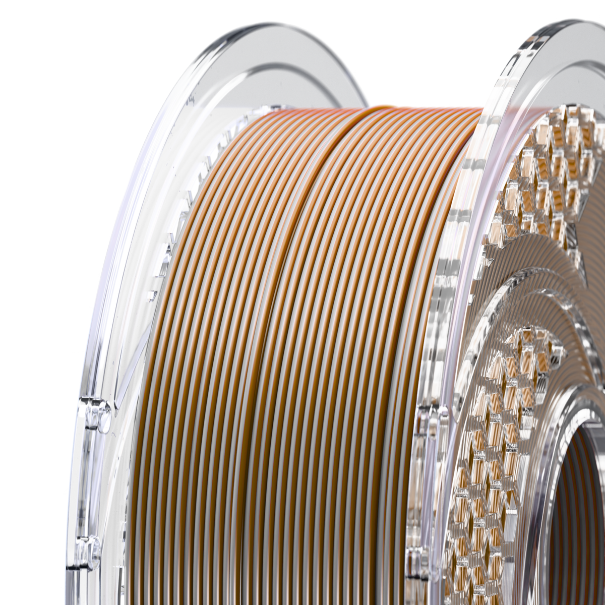SILK PLA+ Dual Color - Forged Copper (Copper & Stainless Steel) 750g, 1.75mm