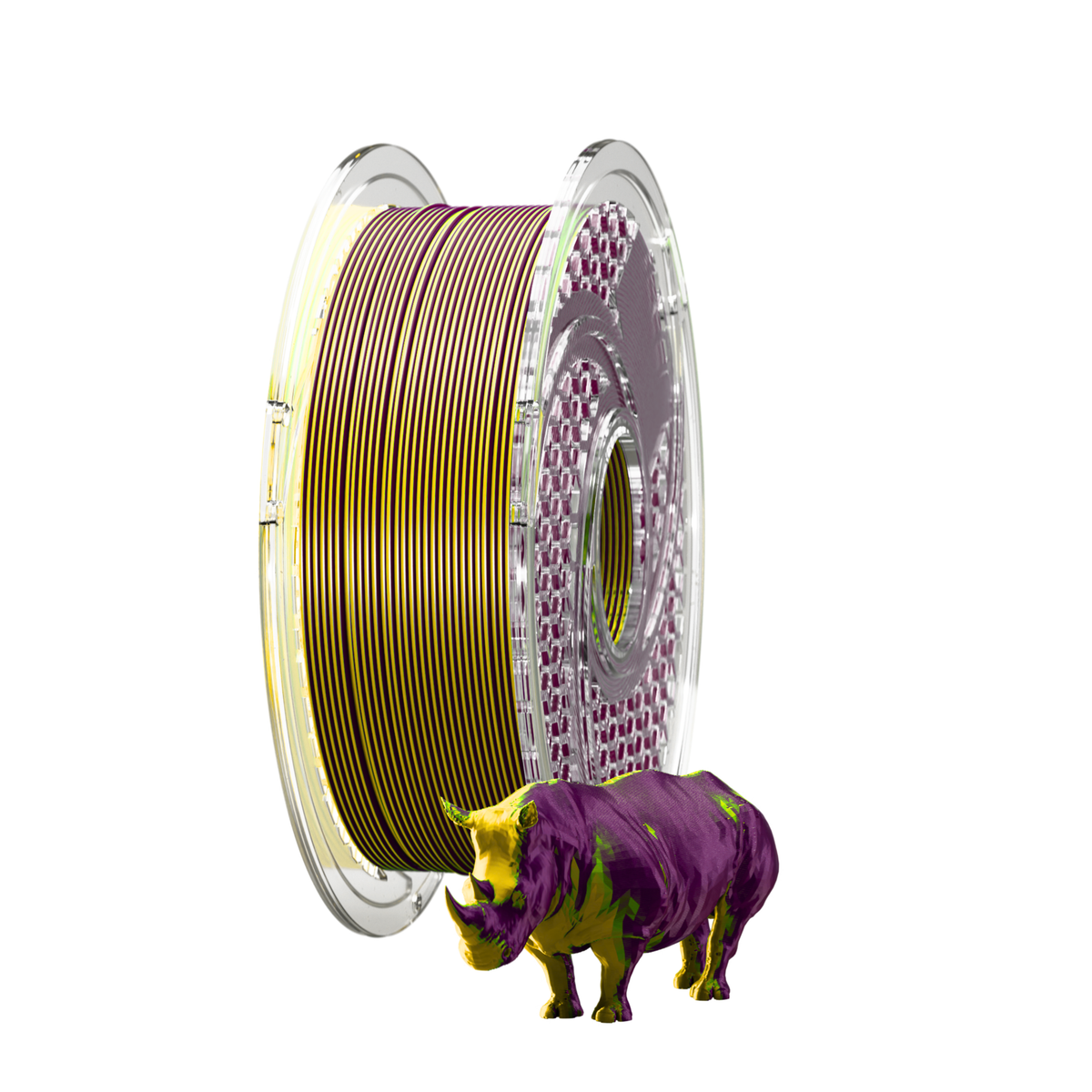 SILK PLA+ Dual Color - Golden Indigo (Indigo Purple & Gold) 750g, 1.75mm