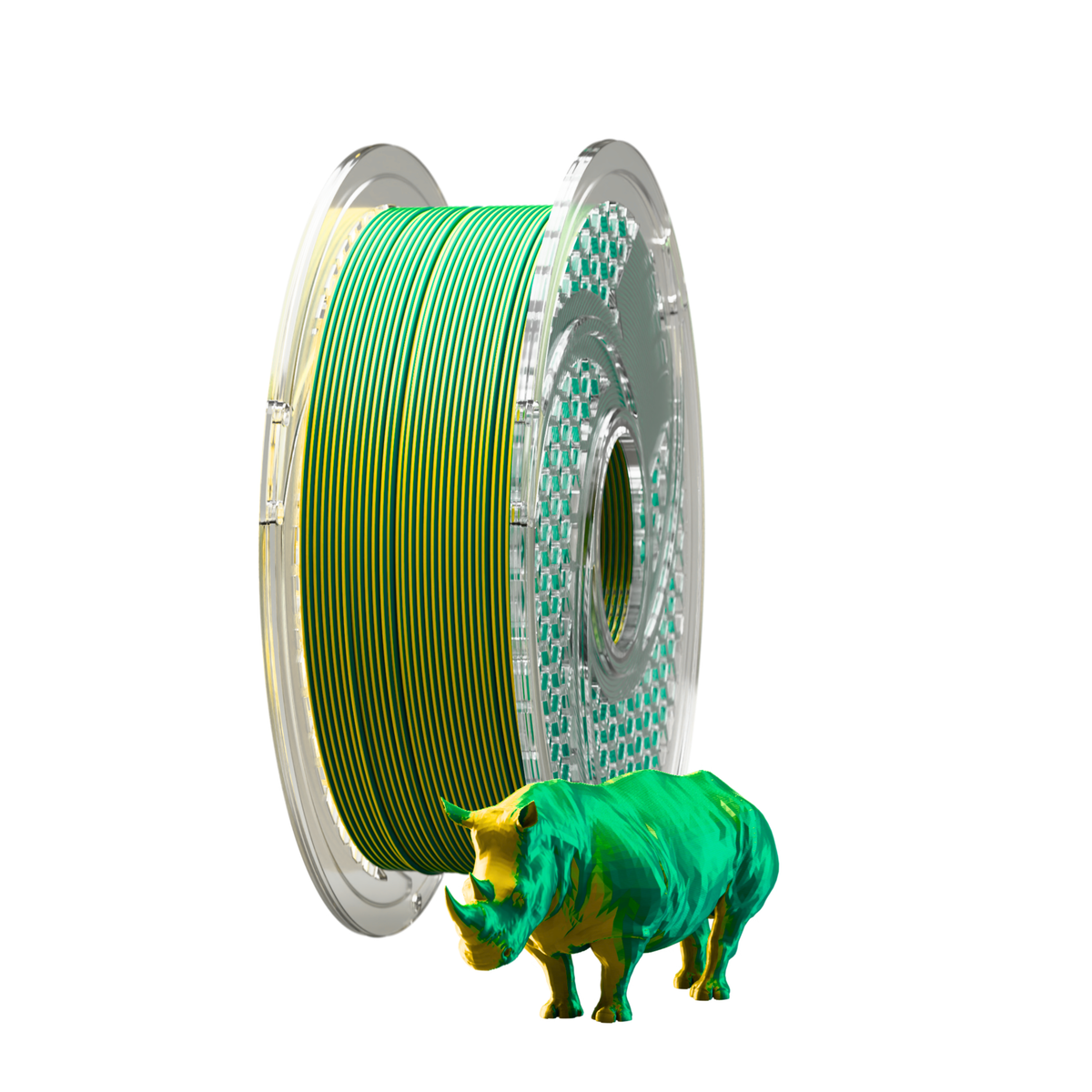 SILK PLA+ Dual Color - Golden Leaf (Dark Green & Gold) 750g, 1.75mm