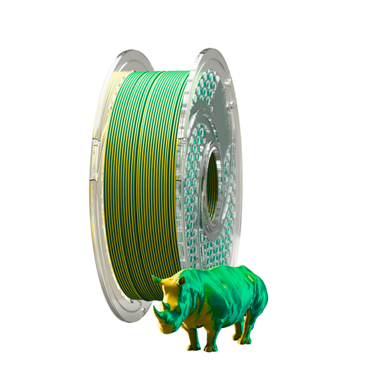 SILK PLA+ Dual Color - Golden Leaf (Dark Green & Gold) 750g, 1.75mm