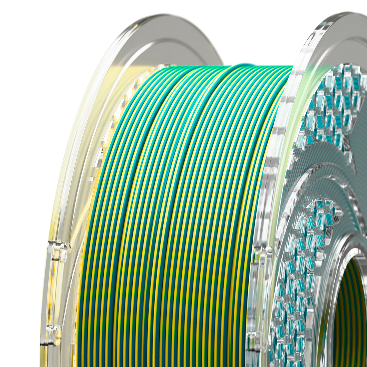 SILK PLA+ Dual Color - Golden Leaf (Dark Green & Gold) 750g, 1.75mm