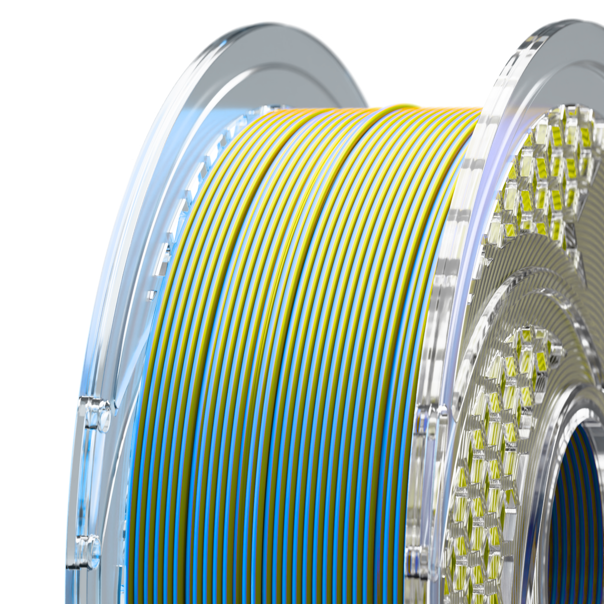 SILK PLA+ Dual Color - Golden Sapphire (Royal Blue & Gold) 750g, 1.75mm