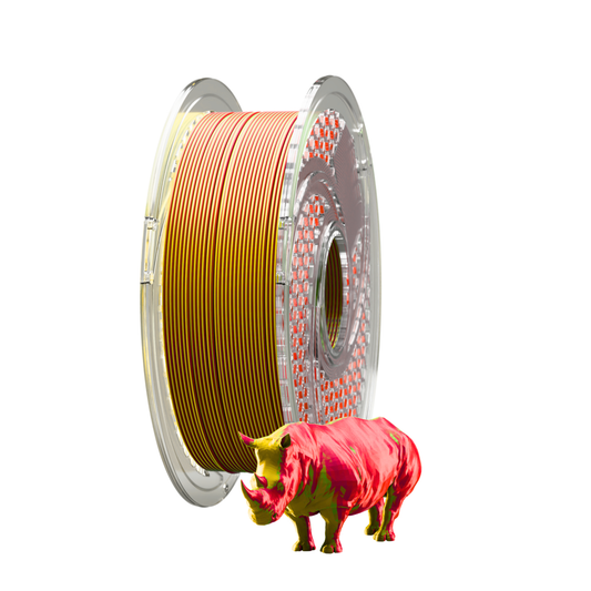 SILK PLA+ Dual Color - Golden Scarlet (Gold & Merlot) 750g, 1.75mm