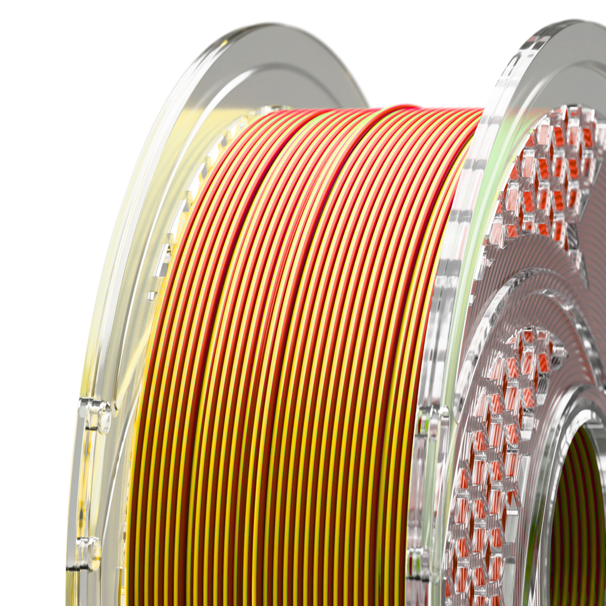 SILK PLA+ Dual Color - Golden Scarlet (Gold & Merlot) 750g, 1.75mm