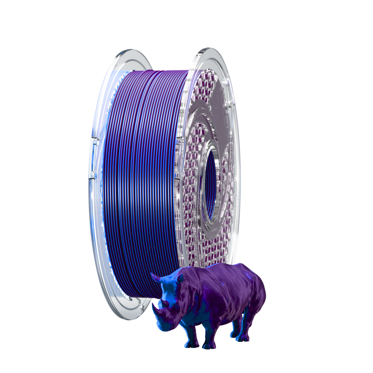 SILK PLA+ Dual Color - Indigo Majesty (Royal Blue & Indogo Purple) 750g, 1.75mm