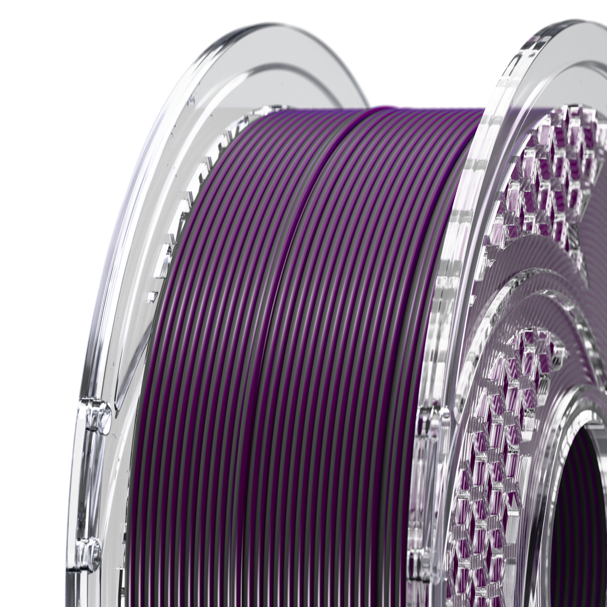 SILK PLA+ Dual Color - Midnight Purple (Gun Metal & Indigo Purple) 750g, 1.75mm