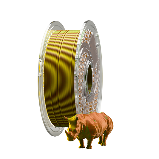 SILK PLA+ Dual Color - Molten Treasure (Copper & Gold) 750g, 1.75mm