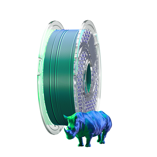SILK PLA+ Dual Color - Sapphire Forest (Royal Blue & Dark Green) 750g, 1.75mm