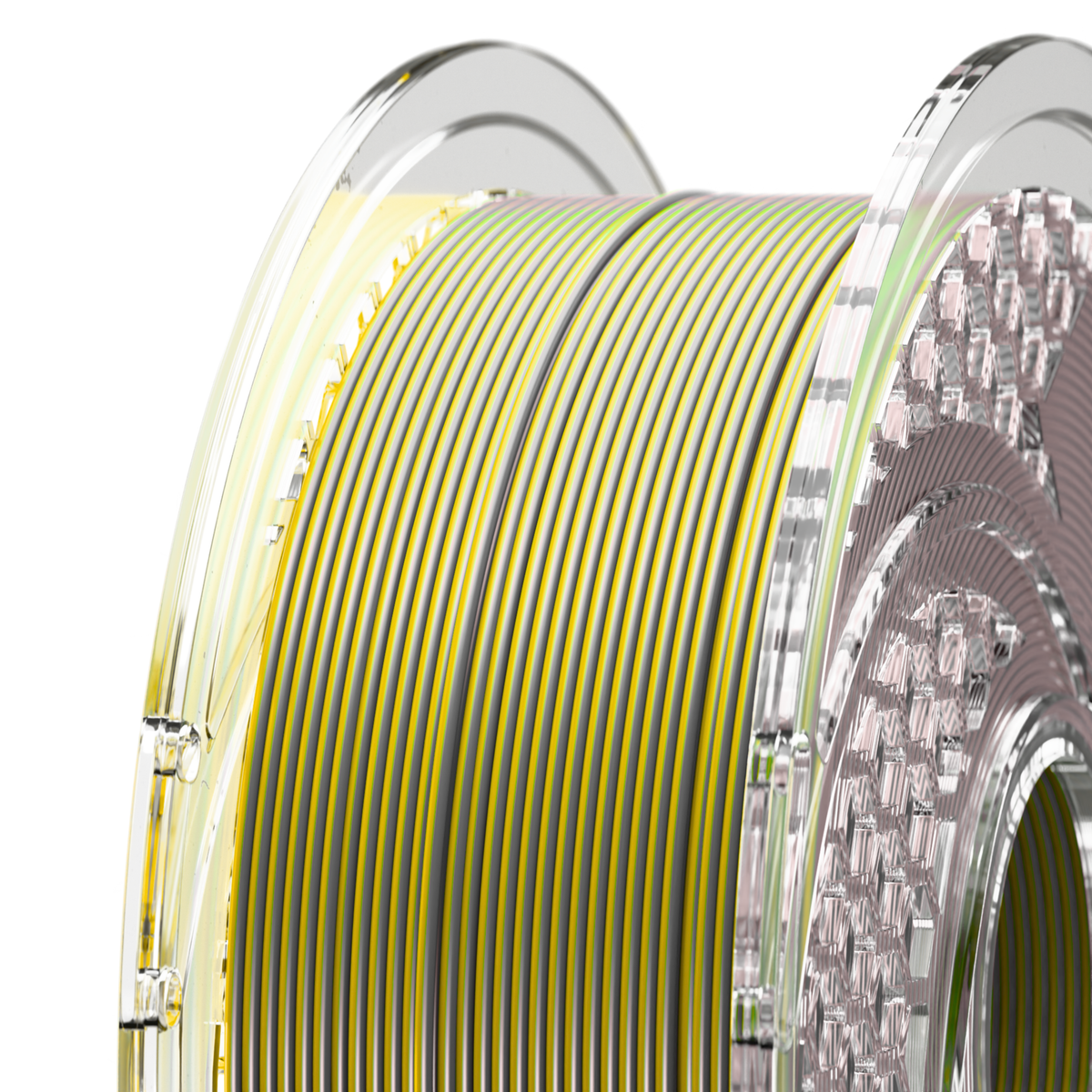 SILK PLA+ Dual Color - Golden Steel (Gold & Stainless Steel) 750g, 1.75mm