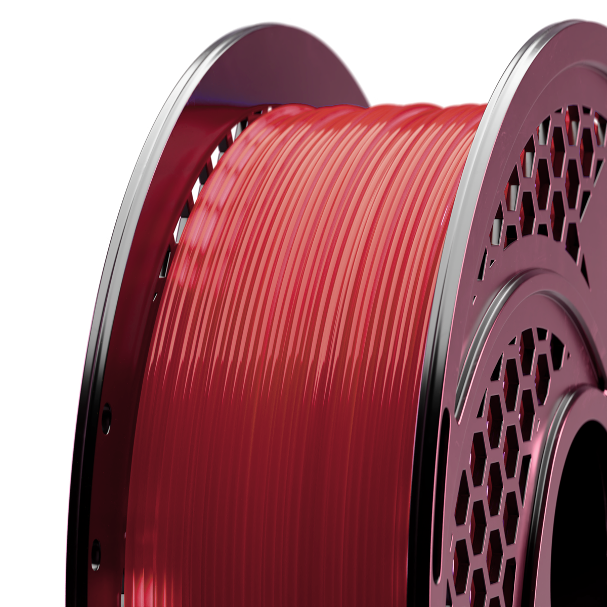 PLA Translucent Red Filament 1kg, 1.75mm