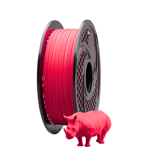 PLA UV Neon Fire Red Filament 1kg, 1.75mm