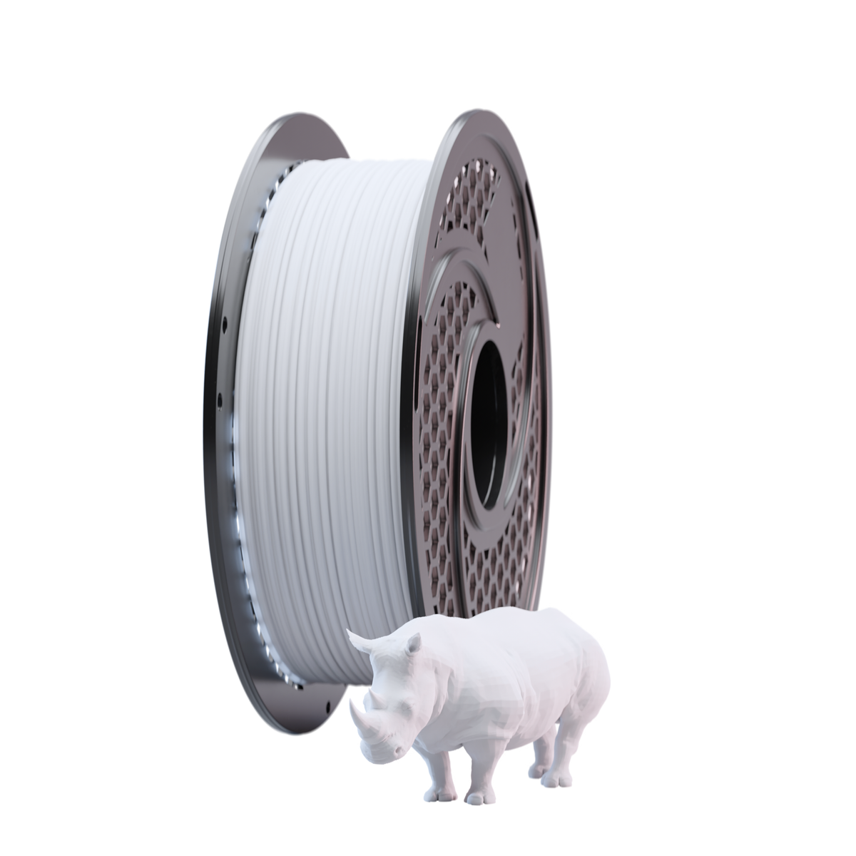 Premium ABS Cool White Filament 1kg, 1.75mm