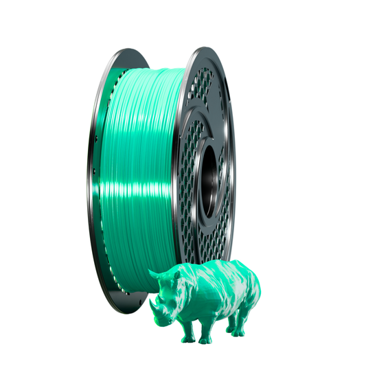 Silk PLA+ Chrome Green Filament 1kg, 1.75mm
