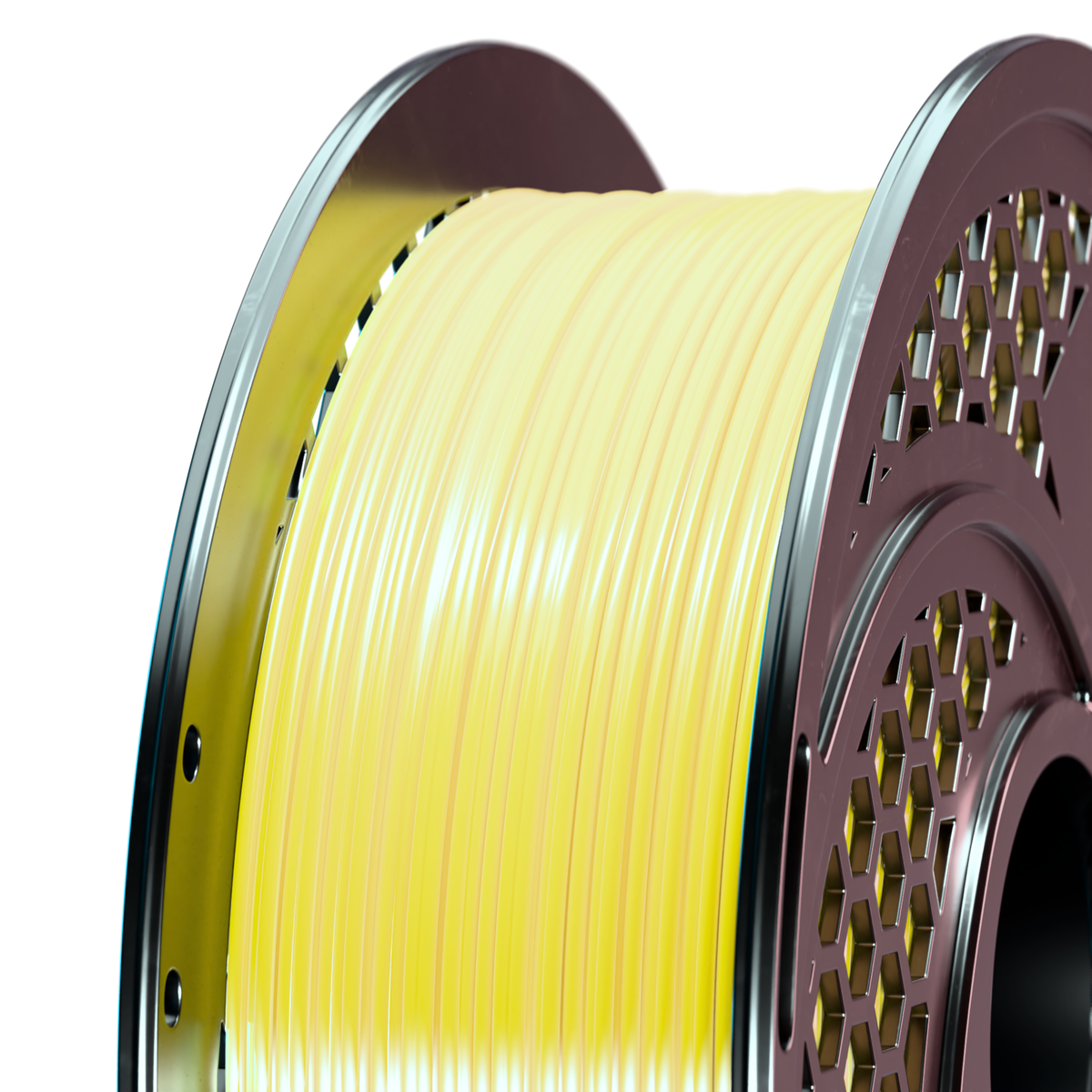 Silk PLA+ Chrome Yellow Filament 1kg, 1.75mm