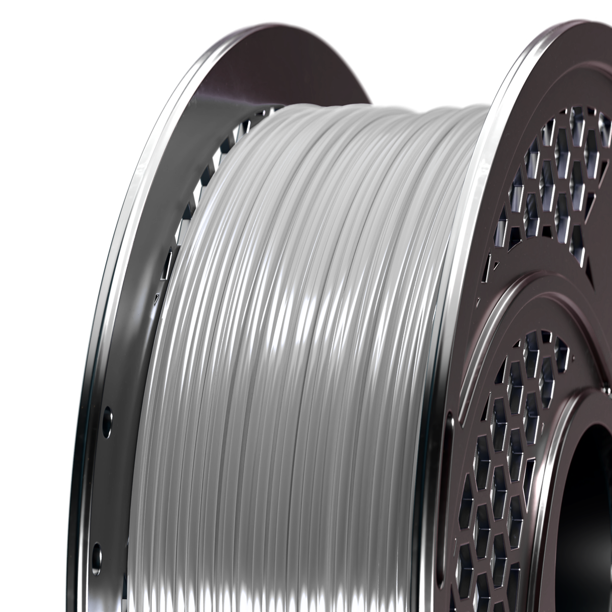 Silk PLA+ Gloss Grey Filament 1kg, 1.75mm