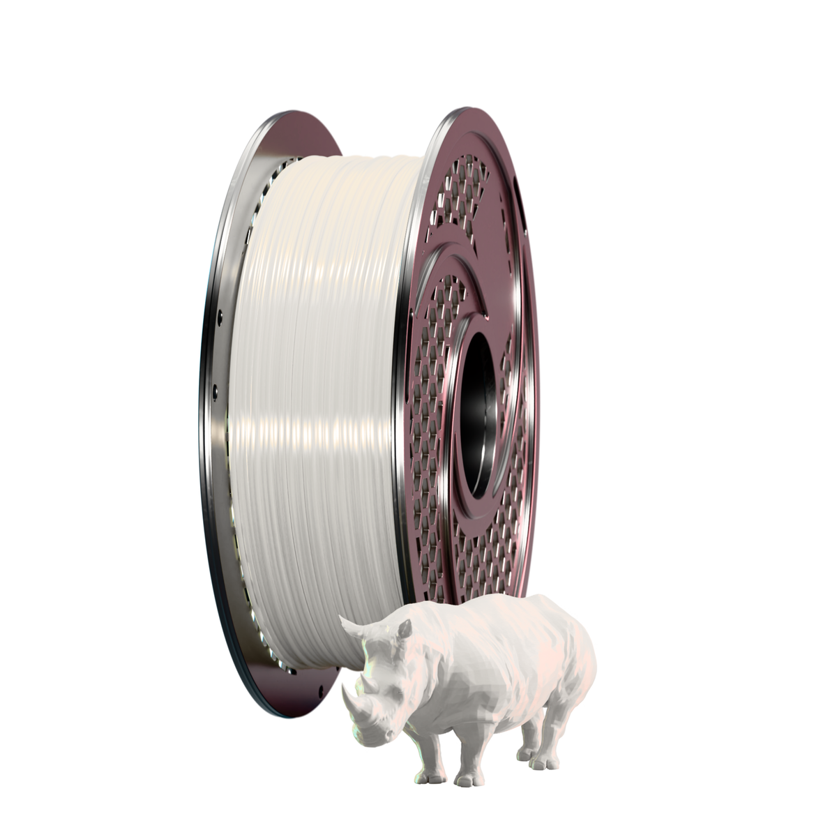 Silk PLA+ Pearl White Filament 1kg, 1.75mm