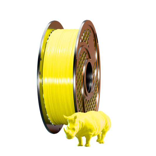 Silk PLA+ Yellow Filament 1kg, 1.75mm