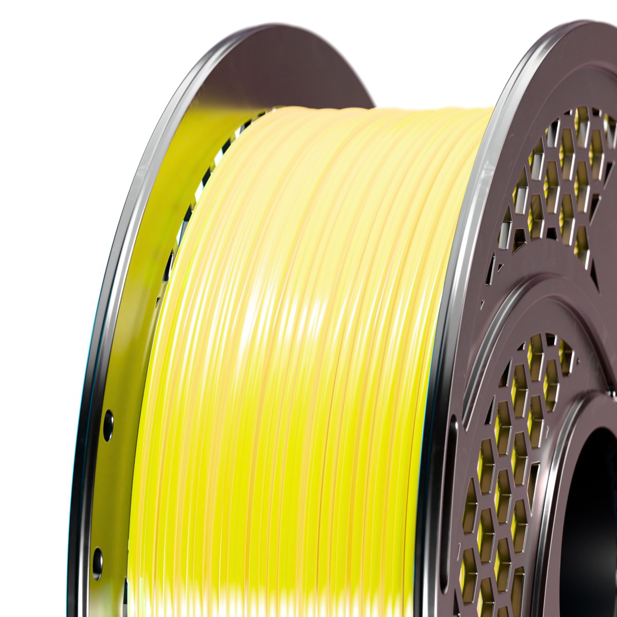 Silk PLA+ Yellow Filament 1kg, 1.75mm