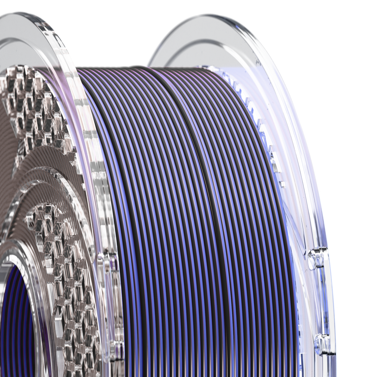 SILK PLA+ Tri Color - Atlas Crown (Gun Metal & Gold & Royal Blue) 750g, 1.75mm