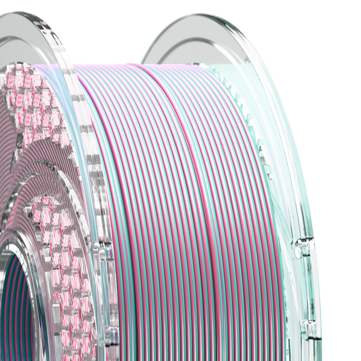 SILK PLA+ Tri Color - Chrome Royale (Chrome Pink & Chrome Green & Chrome Blue) 750g, 1.75mm