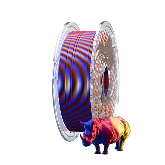 SILK PLA+ Tri Color - Golden Aurora (Royal Blue & Merlot & Gold) 750g, 1.75mm