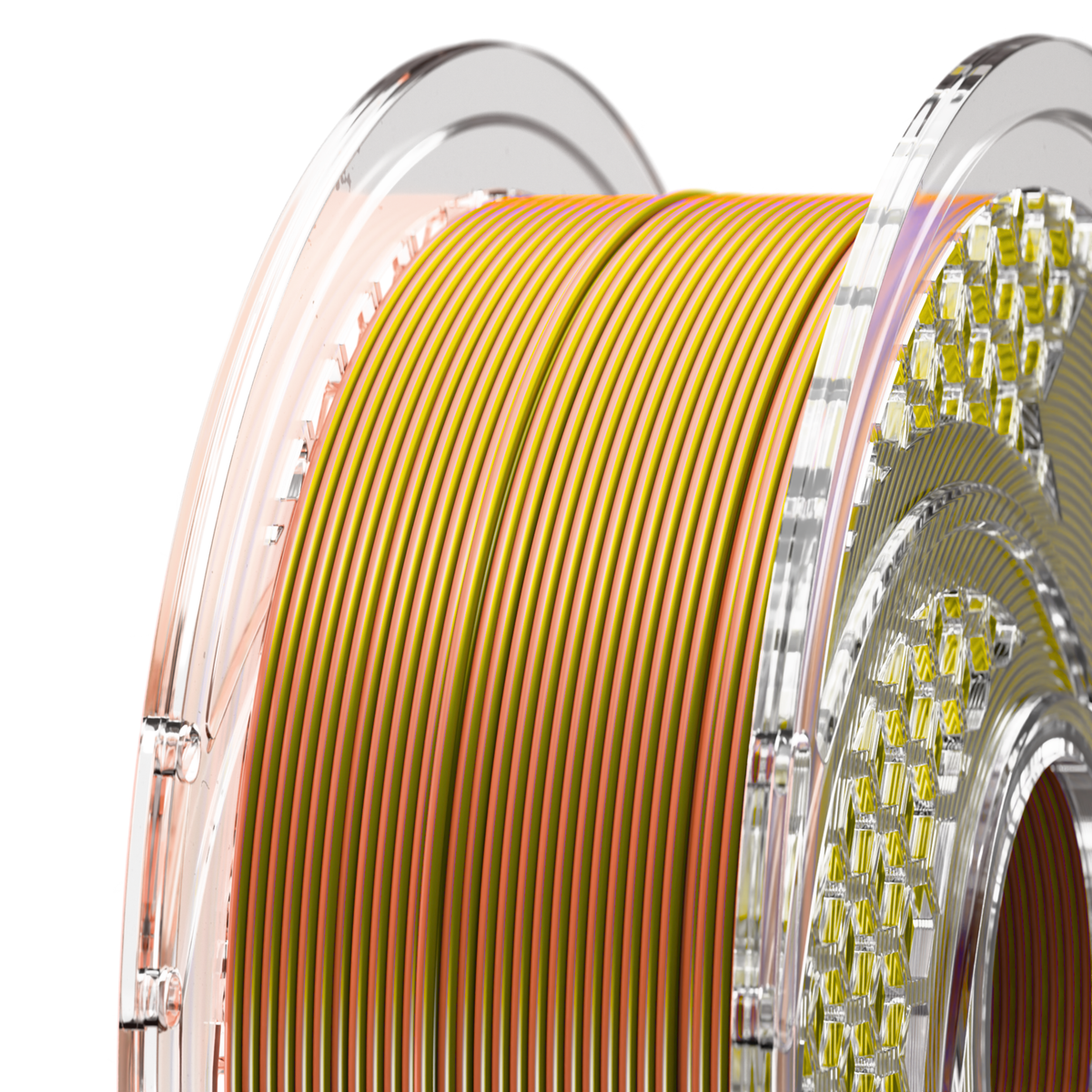 SILK PLA+ Tri Color - Podium Finish (Copper & Gold & Stainless Steel) 750g, 1.75mm