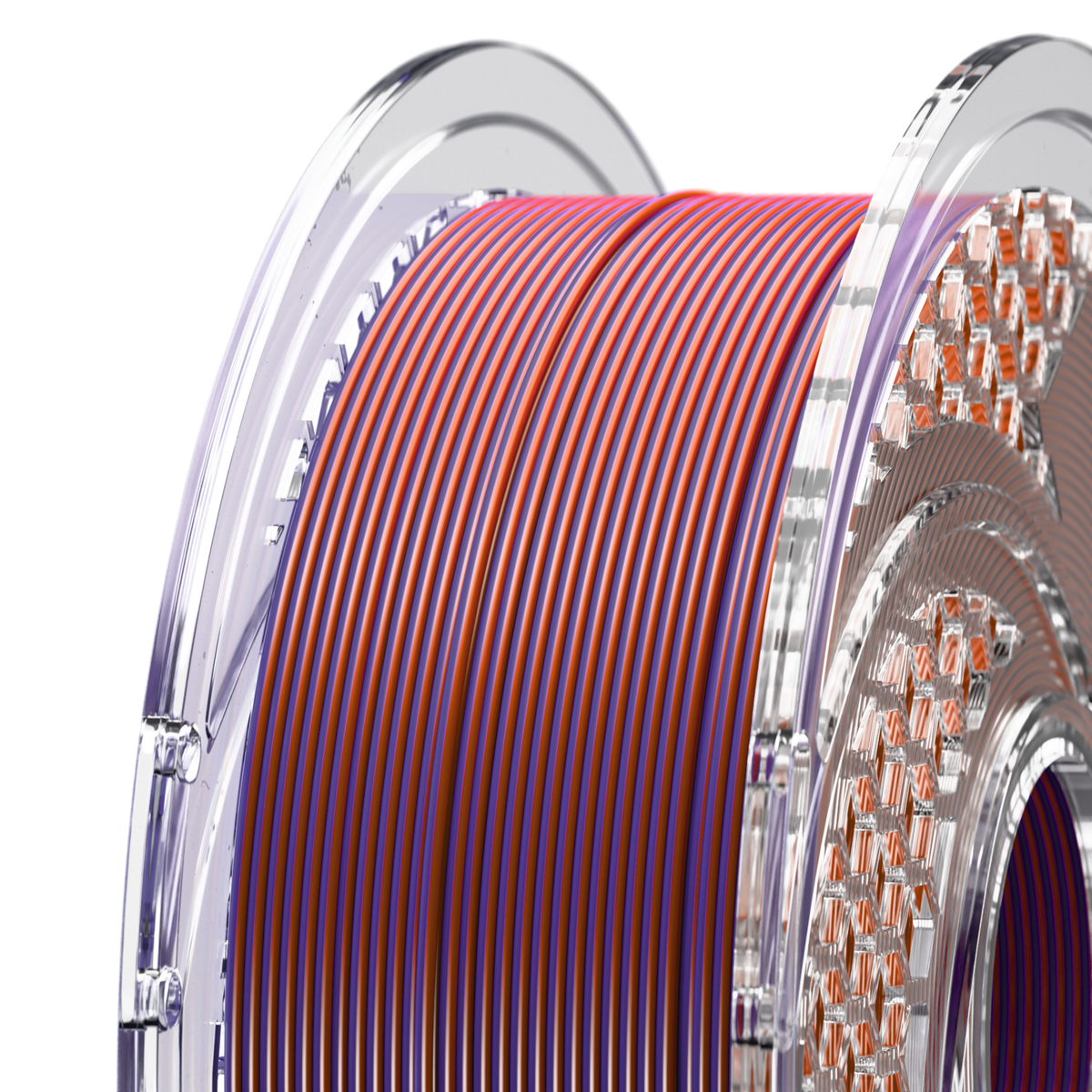 SILK PLA+ Tri Color - Royal Trinity (Indigo Purple & Gold & Merlot) 750g, 1.75mm