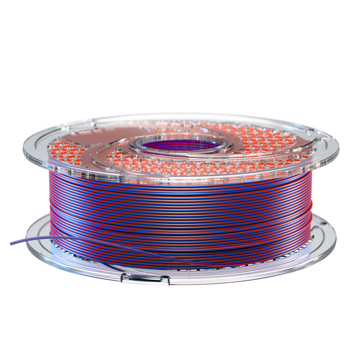 SILK PLA+ Tri Color - Velvet Twilight (Royal Blue & Merlot & Indigo Purple) 750g, 1.75mm