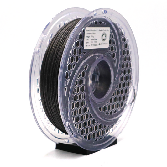 PLA Premium Glitter Black Filament 750g, 1.75mm