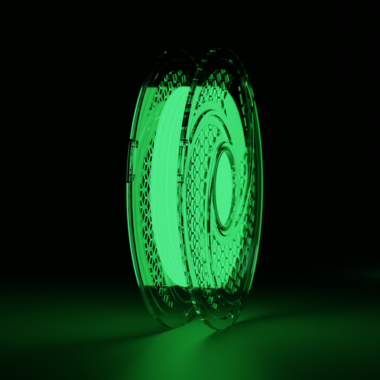 PLA Glow In The Dark Green Filament 500g, 1.75mm